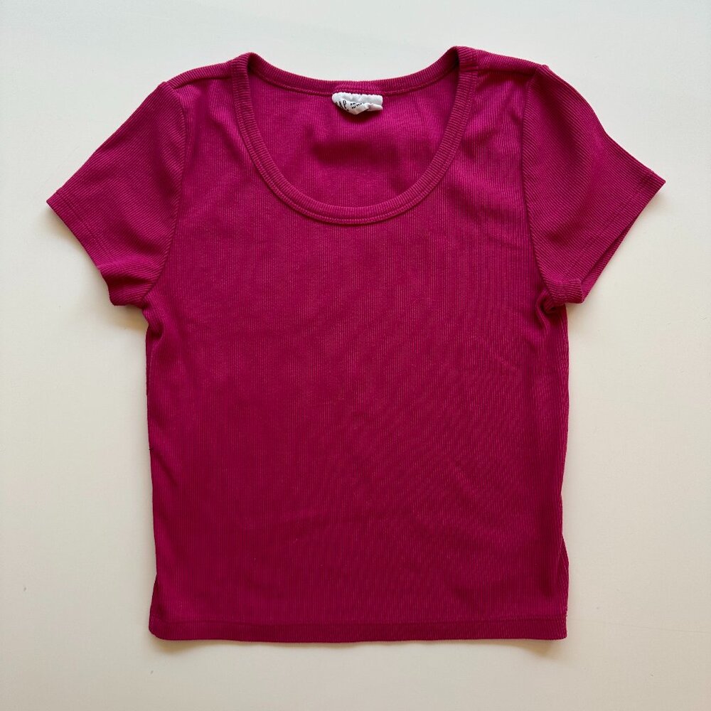Gap Hot Pink Baby Tee - Size 12